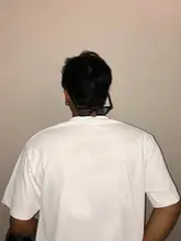 夏用白色Tシャツ【男性用・コットン・ゆったりサイズ・ストリートスタイル】