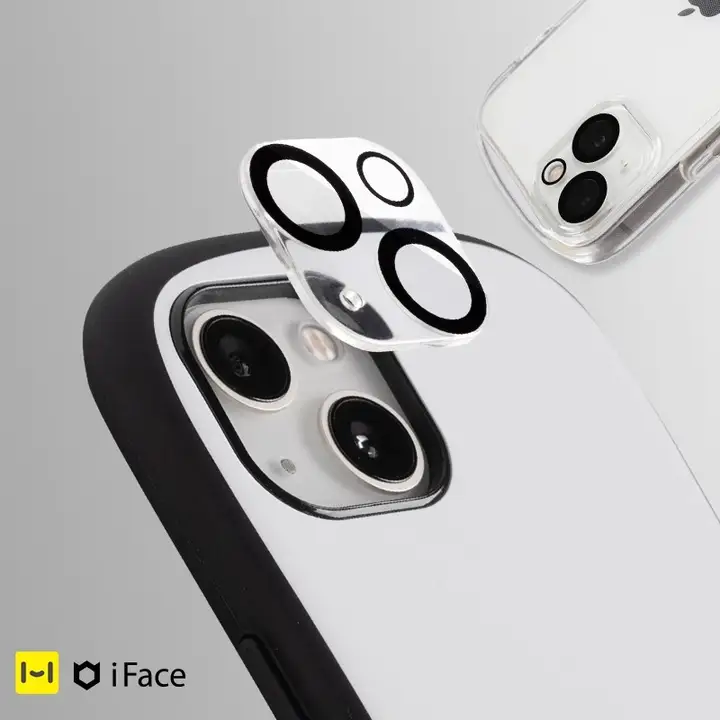 iface iPhone用レンズ保護ガラスフィルム【強化ガラス・iFace対応】