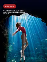 DIVE&SAIL 2MM 背中開き 半包臀デザイン フィットネス用ビキニスタイルのダイビングウェア