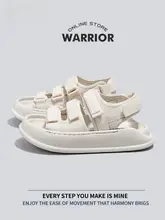 快適な履き心地！厚底サンダル【魔法のテープ・春夏用・ビーチシューズ】