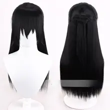 刀剣乱舞 孫六兼元 コスプレウィッグ【黒色・一体型・リアルな頭皮感】