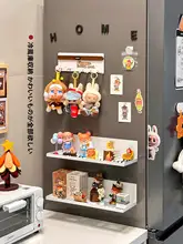 磁石付きディスプレイラック【壁掛け用・冷蔵庫外側・収納に最適】