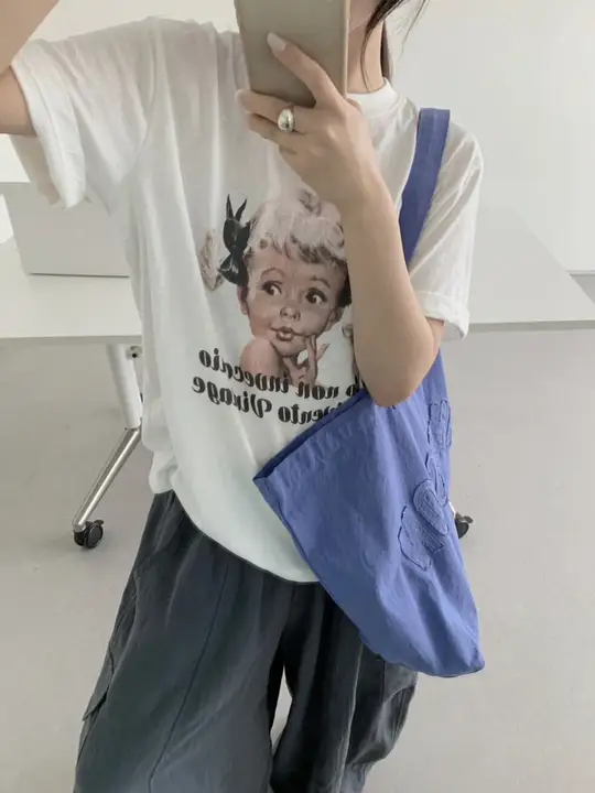 かわいいキャラクターTシャツ【子供用・コットン・短袖・アメリカンスタイル】