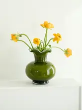 花瓶 リビング ガラス アンティーク 装飾品 高級感