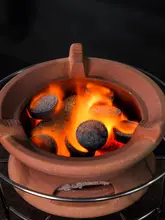 日本式炭火囲炉煮茶炉【アウトドア・キャンプ用・焼きミルクティーや茶の用意に最適】（ セットアップ対応）