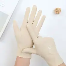 UVカットレディース手袋【夏用・薄型・タッチスクリーン・刺繍・ロング・通気性】