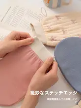 リボン付き星柄ボディスクラバー【肌を傷めず痛みのない両面マッサージ手袋・お風呂用】