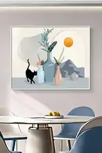 モランディ 電気メーター箱用装飾画【穴あけ不要・配電箱カバー・リビング用】