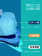 使い捨てトイレブラシ【壁掛け式・取り替えヘッド付き・家庭用・隅々まで掃除可能】