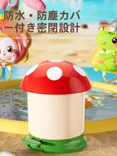 可愛らしい家庭用ゴミ箱【カートゥーンデザイン・フタ付き・リビング・子供部屋用】