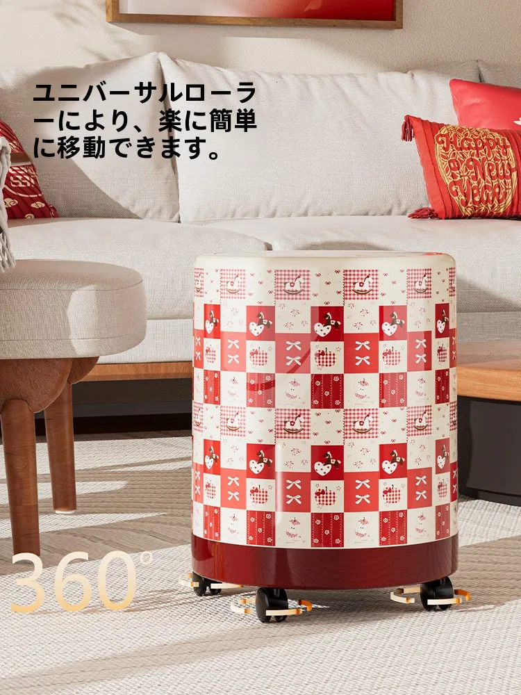 キッチン卓上ゴミ箱：12L大容量で収納性とデザインを両立する北杉製ふた付きゴミ箱
