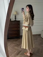 春季新作 ルック風翻領シャツ【長袖・コーディネート対応】（セットアップ対応）