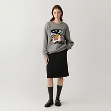 冬用コットンフリースパーカー【女性用・暖かい・シンプルデザイン】