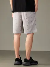 高級コットン製 メンズショートパンツ【フィット・プリント・夏用】