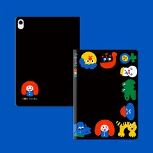 iPad用カラフルキャラクター全包シリコンケース【ペン収納付き・保護カバー】