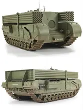 イギリス製 チャーチル戦車モデ  ル【精巧なディテール・三インチ駆逐戦車】