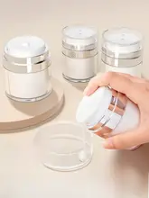 真空クリーム分装ボトル旅行用セット【スキンケア・メイクアップ・プッシュ式容器・携帯用】（セットアップ対応）