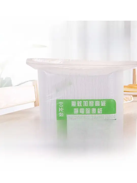 厚手吸着シート付き使い捨てモップクリーナー【静電気除塵・フロア用・毛髪除去】