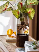 フェイクタピオカリーフ ガーデン装飾 室内装飾 緑の植物装飾