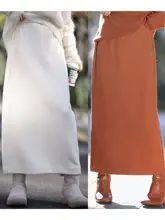 高ウエストストレートスカート【体型補正・Aライン・コーディネートしやすい】
