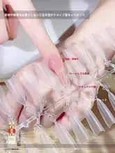 透明アーモンド型爪シール【超薄型・無痕・短め・春夏用】