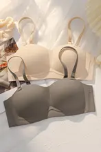 快適な着用感！ワイヤレスブラ【大きい胸をカバー・薄手・ストラップ付き】（セットアップ対応）
