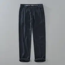 夏用 リネン混紡カジュアルパンツ【薄手・ストレート・無地・クラシックデザイン】（セットアップ対応）