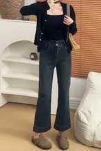 夏用 レディース 微ベルボトムデニムパンツ【極上の柔らかさ・ラグジュアリー・小柄向け】（セットアップ対応）