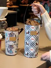 防水保温デザインの水筒ケース【かわいいキャラクター・斜め掛け・厚手・丸型】