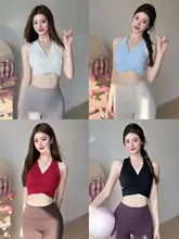 GOGOYOGA 肩ひも付き スポーツブラ【ヨガ・トレーニングトップ】