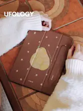 iPadケース マグネット式 フルカバー ペンシルホルダー 梨柄 秋冬 iPad Air iPad Pro iPad mini 「Ufology」