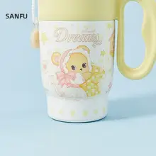 可愛いデザインのステンレス製マグカップ【保温機能付き・大容量】