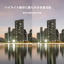 NiSi 高光拡散フィルター【両面多層ナノコーティング・真鍮フレーム・防水防汚】