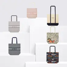 エコ素材使用 大きめトートバッグ【深呼吸デザイン・花柄・肩掛け対応】