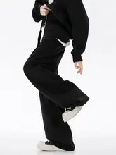 スウェットパンツ メンズ ルーズ ストレート クリーンフィット アメリカン風 ストリート カジュアル 春 「HuiTouLv」