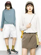アウトドア用通気性のある長袖Tシャツ【速乾・抗菌・トレーニング・ハイキング・サイクリング対応】