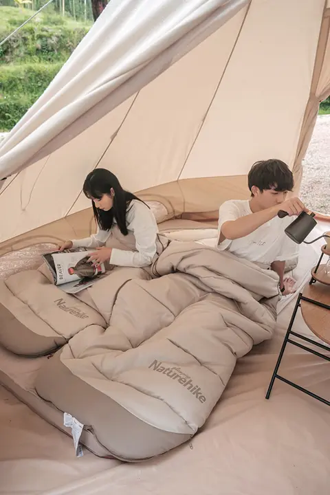 Naturehike ダウンコットン sleeping bag 大人 防寒 秋冬 アウトドア キャンプ テント 厚手