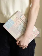 タブレットケース iPad用 花柄 マグネット式 Apple Pencil収納 全包囲 iPad Pro Air mini 対応 「Ufology」