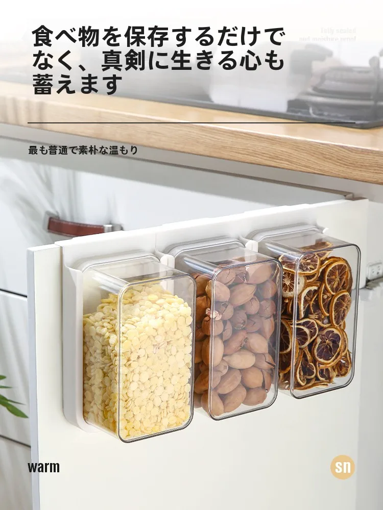 食品用密闭保存容器：透明プラスチックで穀物・お菓子・茶葉を長期保存