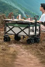 アウトドア折りたたみカート【携帯便利・大容量・キャンプ用】