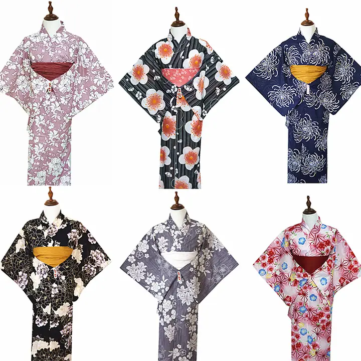 日本の伝統浴衣【純綿・花火大会用・多デザイン】