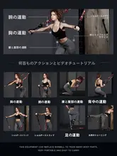 自宅用トレーニング器具【エクササイズバンド・胸筋・背筋トレーニング】