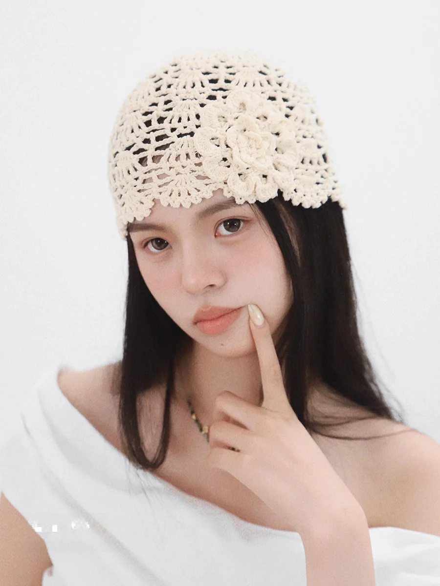 ボヘミアン風花柄ニット帽：春ニット帽としての実用性とデザイン特性
