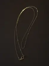 14Kゴールドサイドネックレス【基本的なデザイン・フィット感のある細身】