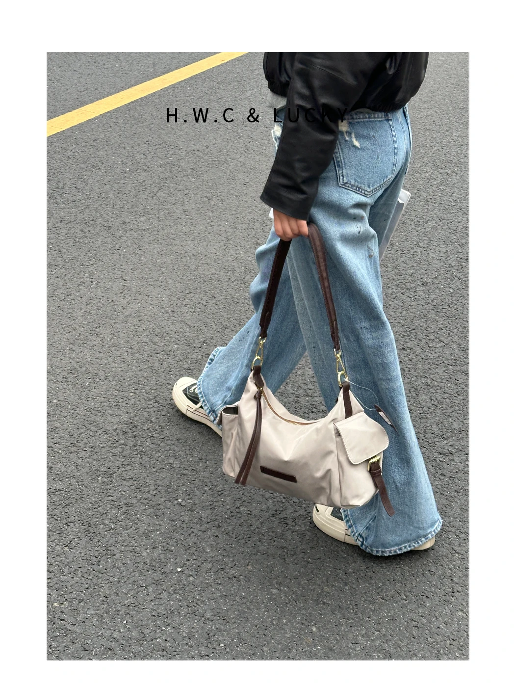 2wayショルダーバッグ：H.W.C&LUCKYの軽量ナイロンバッグが日常使いに最適な理由