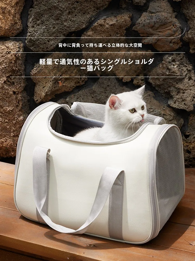 キャットバックパック：大容量でストレス防止のペット避難グッズ