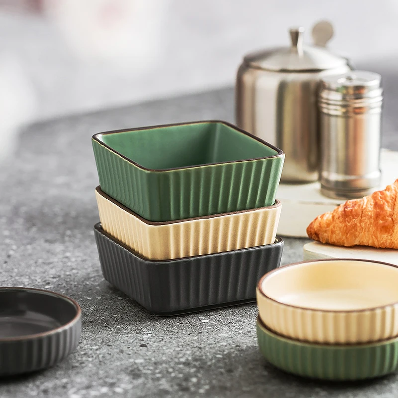 小皿 陶器 アメリカン スタイル 精巧なスナック皿：おつまみ プチギフト おしゃれ に最適な北欧風デザイン