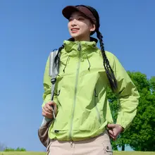 紫外線対策に最適！軽量通気性抜群の速乾サイクリングジャケット【女性用・夏季用】