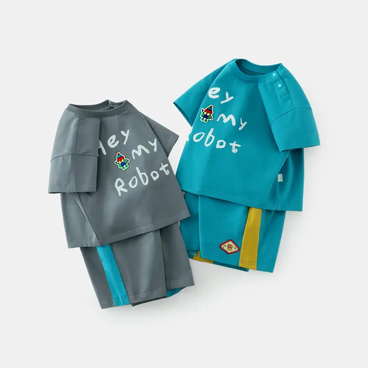 涼感スポーツ 子供用Tシャツとショートパンツ【ソフトな着心地・通気性抜群・夏用】（セットアップ対応）