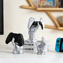 クリエイティブな機械式手デザインのゲームコントローラースタンド【デスク飾り・収納ラック・テレビ・酒棚用】